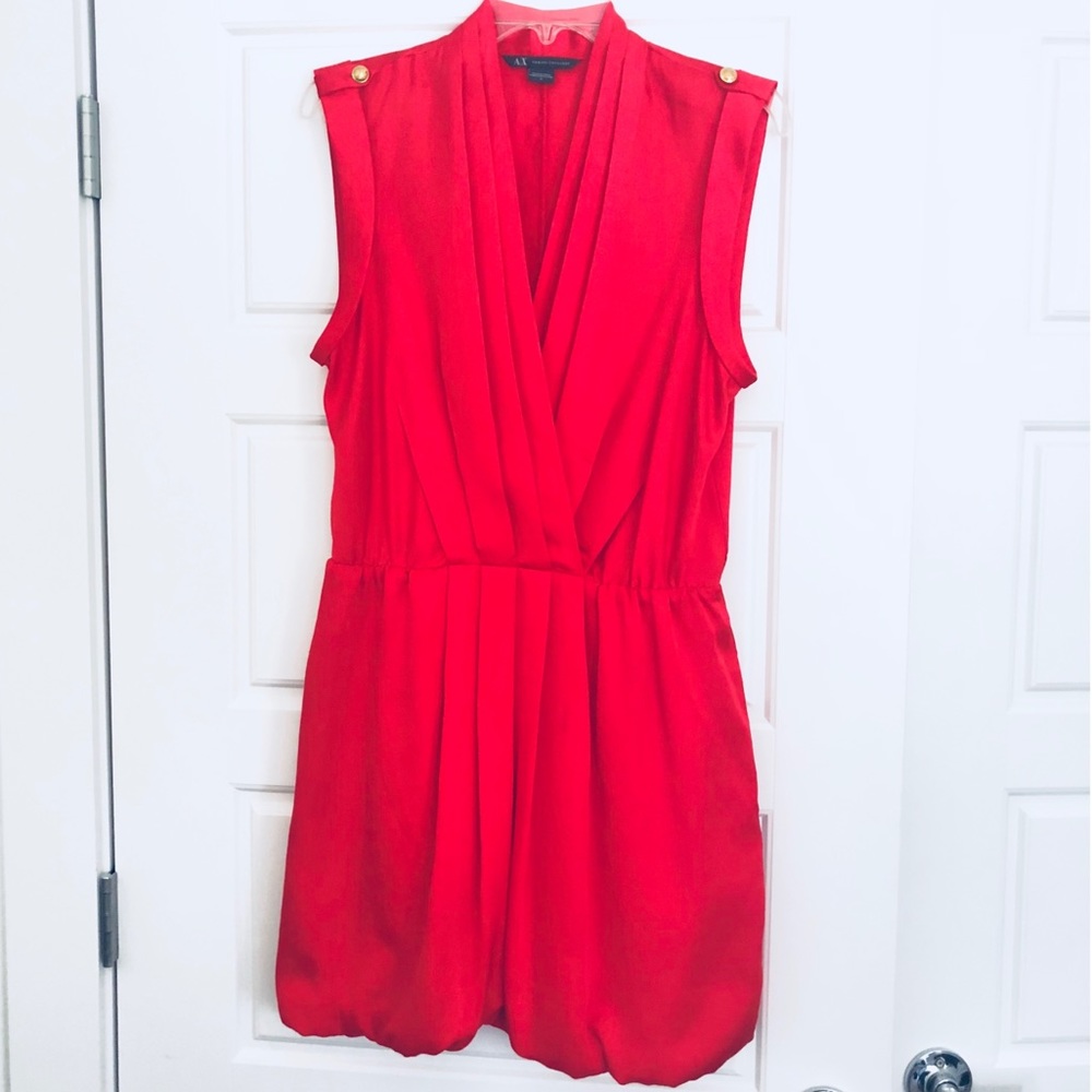 Armani Exchange Orange Dress